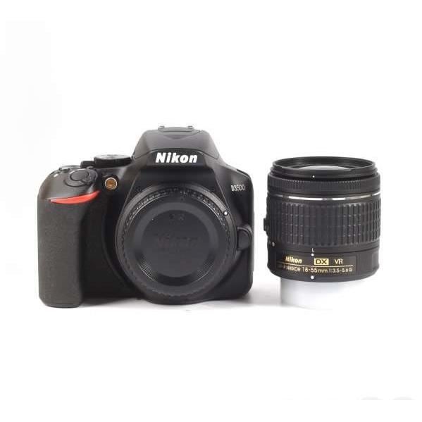 NIKON D3500 DSLR-kamera + AF-P 18-55 mm f/3.5-5.6G VR-objektiv (kitbox)