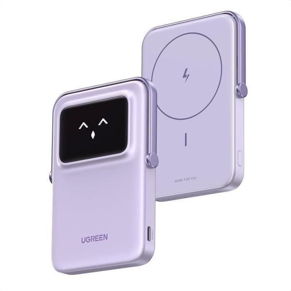 Extern Batteri - UGREEN - PB571 - 5000mAh - Magnetisk Laddning - USB-C