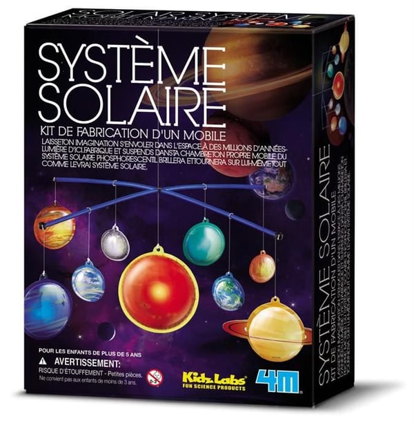 Mobilt byggsats: solsystem