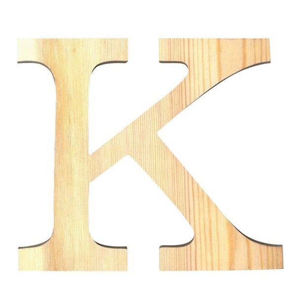 BOKSTAV K - 11,5 CM - TRÄ