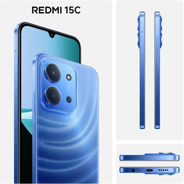 XIAOMI - Redmi Note 15C - 4 / 256 Go - Mörkblå