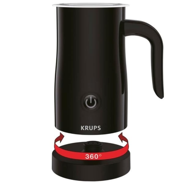 KRUPS XL100810 automatisk mjölkskummare - 2 skum- och värmefunktioner - Svart