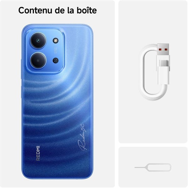 XIAOMI - Redmi Note 15C - 4 / 256 Go - Mörkblå