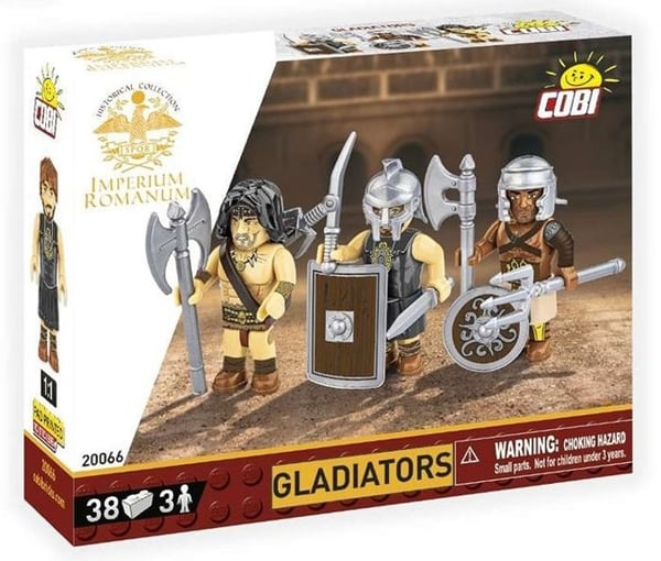 Byggset - COBI - 20066 - Gladiatorer - Brun - Att montera själv