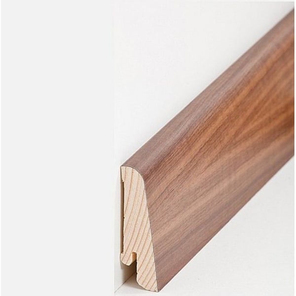 PROVISTON Fanerad träsockel 20 x 58 x 2500 mm valnöt 25 meter | 10 stycken PROVISTON Fanerad träsockel 20 x 58 x 2500 mm valnöt 25 meter | 10 stycken