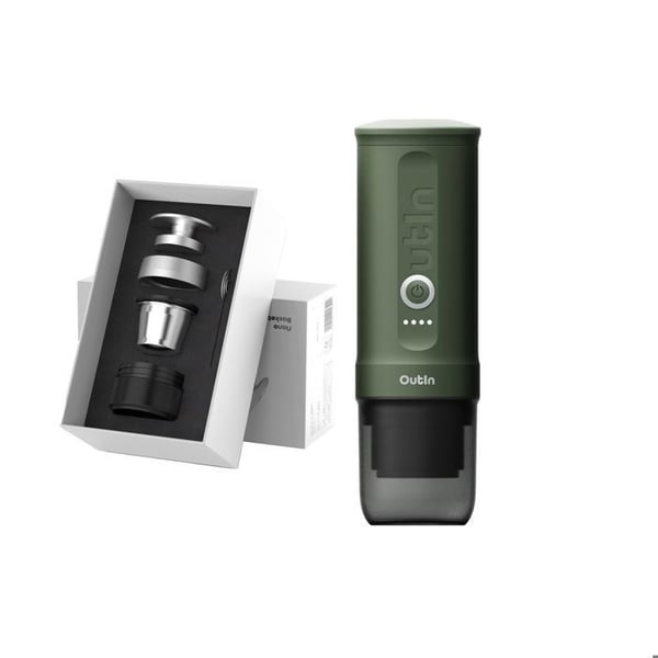 Bärbar Espressomaskin - OUTIN - Nano - Korg Plus 16–18 g - 20 bar - Tank 80 mL