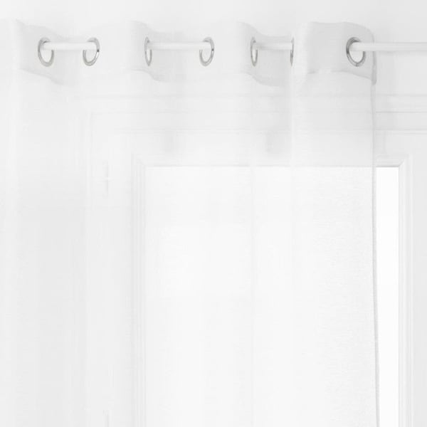 ”Moly” skärmgardin 135 x 240 cm Atmosphera – Vit