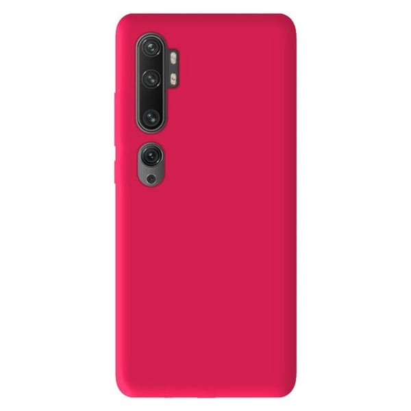 Skal i ljusrosa silikon - Kompatibel med Xiaomi Mi Note 10