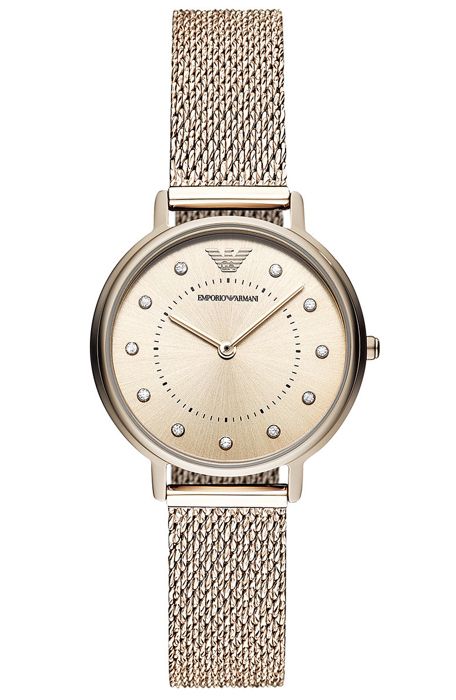 Klocka - Emporio Armani - AR11129 - Roseguld - Rostfritt stål - 3 ATM vattentäthet