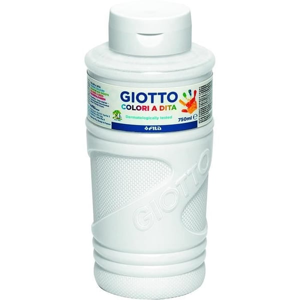 Giotto 5360 01 Fingerfärg Vit 750 ML