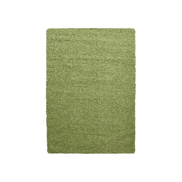 Mjuk och fluffig shaggy matta 30 mm för vardagsrum och sovrum (Dimension: 80x150 cm - Färg: Grön)