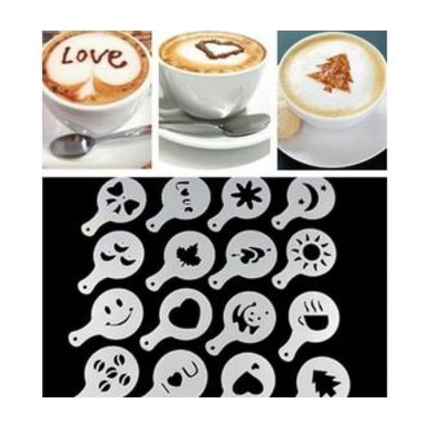Pochoarer - Deco Hem - Paket med 16 - Plast - Nutida - Design