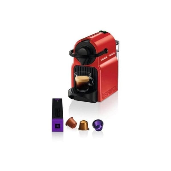 KRUPS Nespresso Inissia XN1005 kaffemaskin - röd