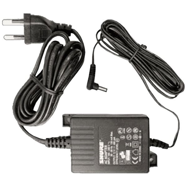 Strömförsörjning - SHURE - PS24E - 220V→12V DC - 400 mA - Kompatibel med SLX/BLX/GLXD6/QLXD4/P2T/P3T