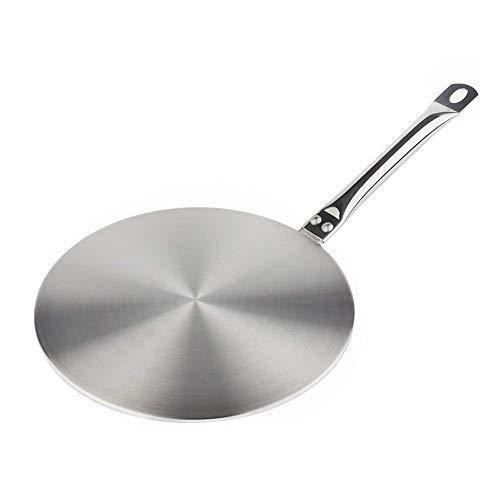 Adapterskiva 24 cm för induktionshäll - Genius Idéer - Silver - Rostfritt stål - Värmespridare