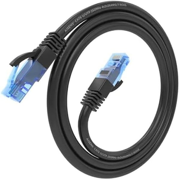 Nätverkskabel RJ45 - AISENS - A135-0842 - Cat.6 UTP - 0,75 m - 1000 Mbps