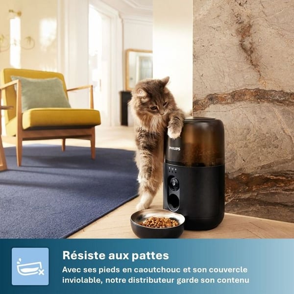 Philips Intelligent Foderautomat Pet Series med kamera, 4,5 L, grå (PAW5320/02)
