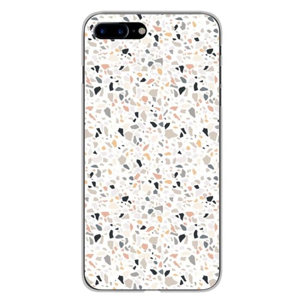 1001Coques - Silikonfodral kompatibelt med Apple iPhone 7 Plus - Terrazzo-mönster i färg - Originaldesign tryckt i Frankrike 1001Coques - Silikonfodral kompatibelt med Apple iPhone 7 Plus - Terrazzo-mönster i färg - Originaldesign tryckt i Frankrike