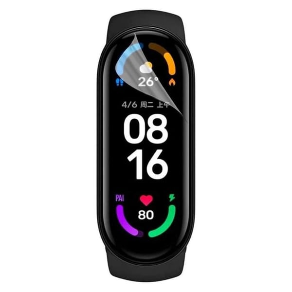 Skärmskydd för Xiaomi Mi Band 6 [Pack 15] Plastfilm Skyddande Ultra Tunn Phonillico