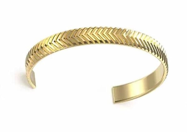 Tidlös gyllene armband Pit Stop JUMB04439JWYGS