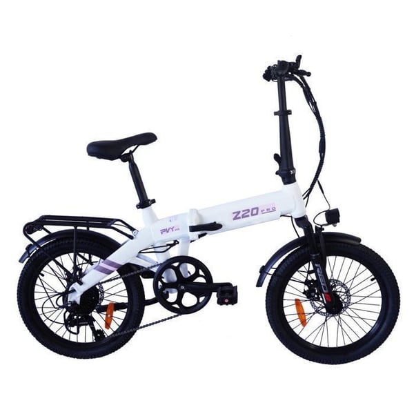 Elcykel PVY Z20 PRO EVO för vuxna, Batteri 36 V 14,5 Ah, Motor 250 W, Breda däck 20 tum
