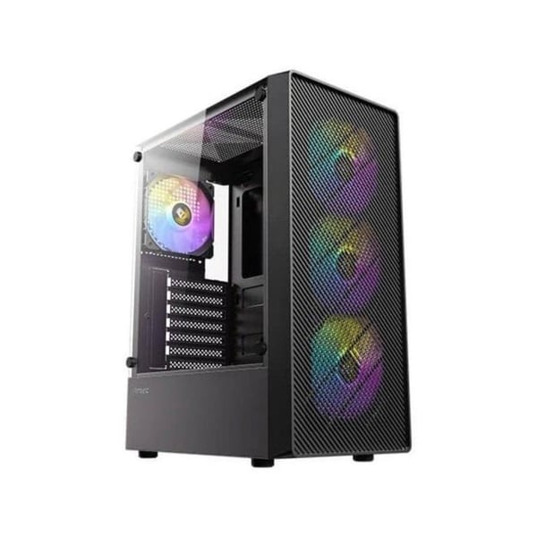 Antec AX26 RGB Elite Mid-Tower Svart Tempererat Glas