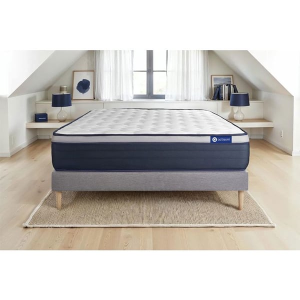 Sängset Madrass Sängbotten 140x200 cm - Grå Sängbotten (i kit) - Actiflex Max