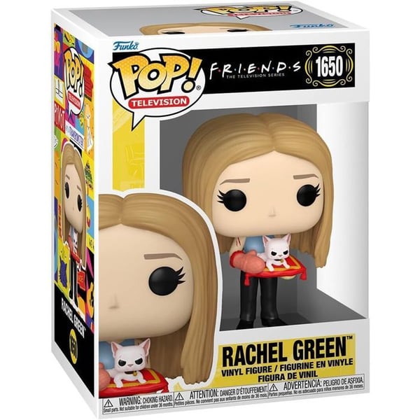 Figur - FUNKO - Rachel Green - 9 cm - Inkluderar katt - Licensierad Friends