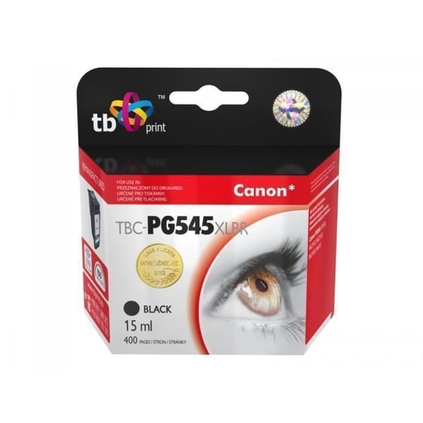 TB Print TBC-PG545XLB tonerkassett - Canon PIXMA iP2850, MG2950, MG2550, MG2450, MX495 - Svart - 15 ml