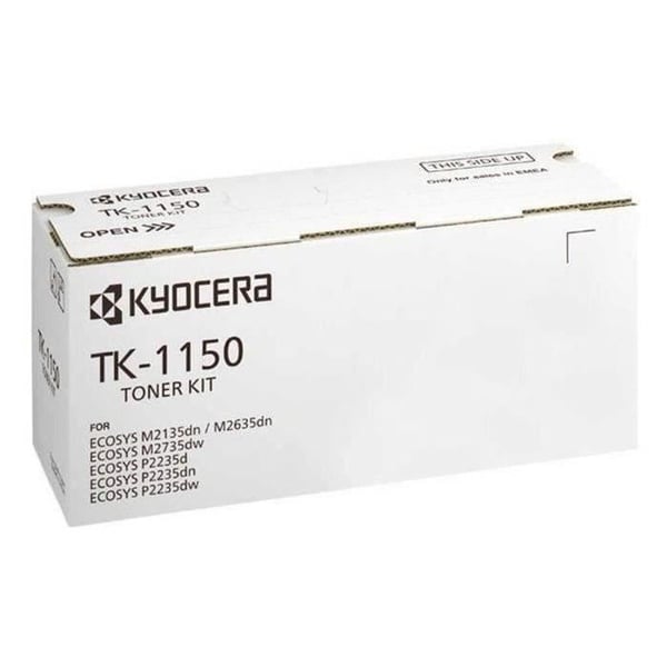 Original KYOCERA TK 1150 tonerpatron til ECOSYS M2135, M2635, M2735, P2235 - Sort