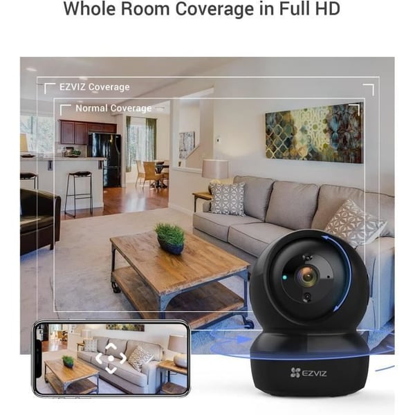 Övervakningskamera - EZVIZ - C6N - 1080p - Nattvision - Tvåvägsljud - WiFi 2.4Ghz