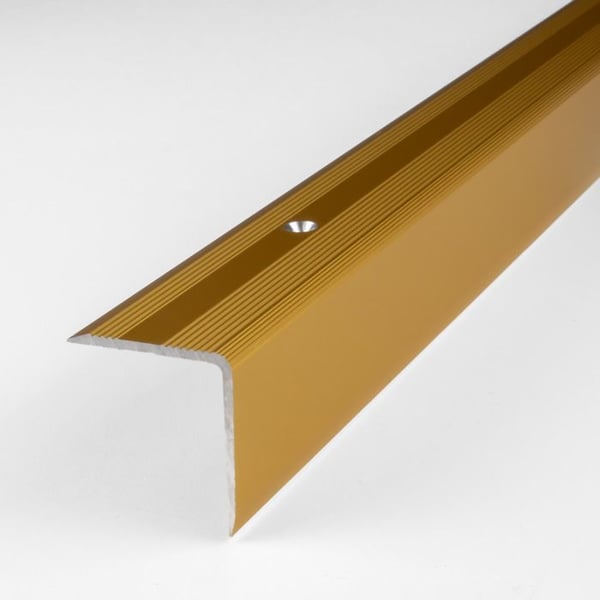 Närvinkel Aluminium Guld l 30 mm H 32 mm Längd 1000 mm Med skruv 1 styck