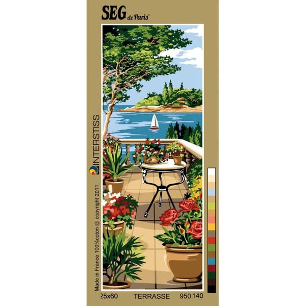 Antik duk Terrass 25x60cm