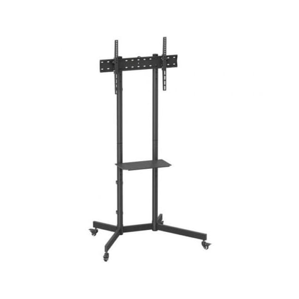 Golvstöd - AISENS - FT70TE-333 - Svart stål - Tiltbar - För TV 37-70"