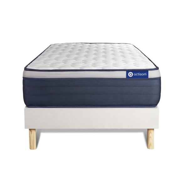 Sängset Madrass Sängbotten 90x200 cm - Vit Sängbotten (i kit) - Actilatex Max