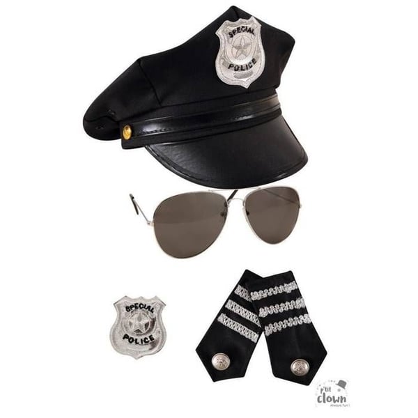 Accessoarer - Set Accessoarer Polis - Man - Svart - One size