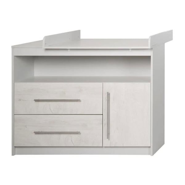 Skötbord ROBA Maren 2 - Ljusgrå - Vit - Höjd 90,5cm Skötbord ROBA Maren 2 - Ljusgrå - Vit - Höjd 90,5cm