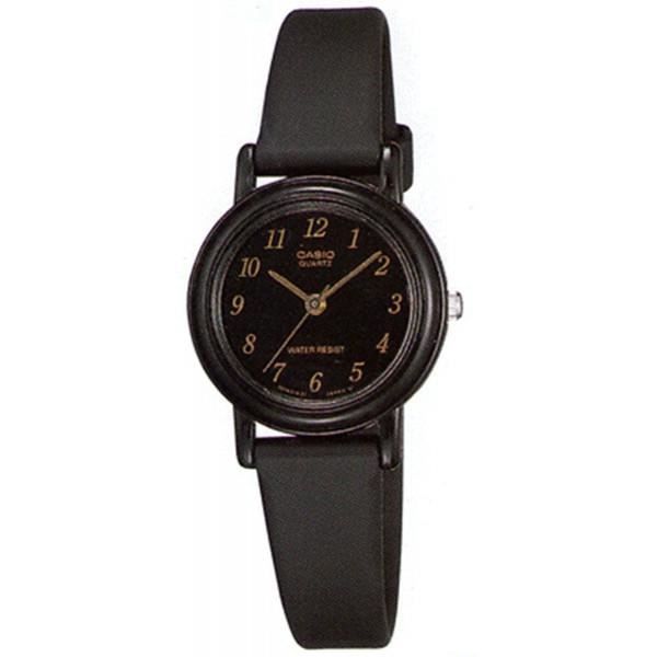 Damklocka - CASIO - LQ-139AMV-1MW - Armband i resin - Färg svart - Kvartsverk