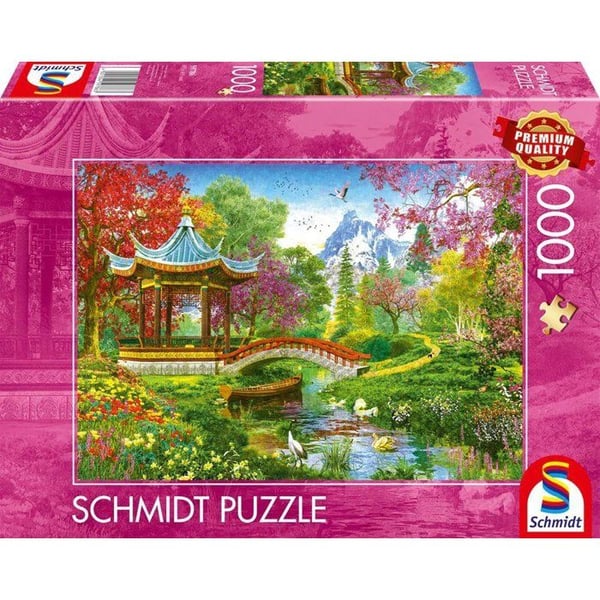 Pussel för vuxna - SCHMIDT SPIELE - Japansk trädgård - 59786 - 1000 bitar
