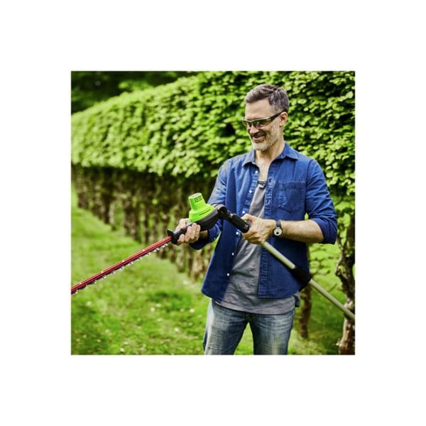 Batteriløs hækkeklipper på stang Brushless 51cm 60V GREENWORKS - Uden batteri eller oplader - GD60PHT51