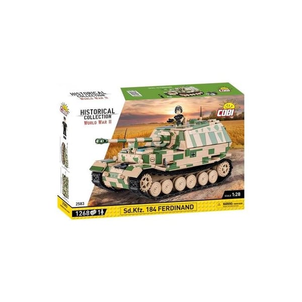Maquette - COBI - SD.KFZ. 184 FERDINAND - Plast - 258 delar - Att montera själv