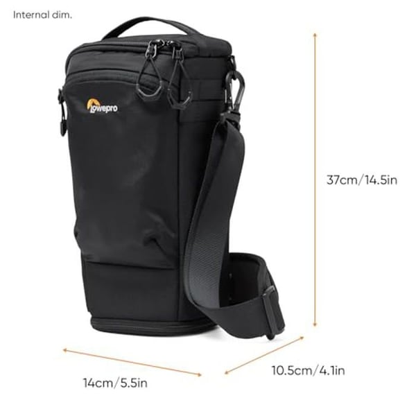 Kameraväska - LOWEPRO - ProTactic TLZ 75 Slim AW III - 4,5 l - Svart - Återvunnen tyg