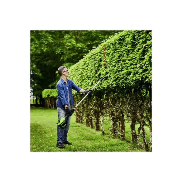 Batteriløs hækkeklipper på stang Brushless 51cm 60V GREENWORKS - Uden batteri eller oplader - GD60PHT51