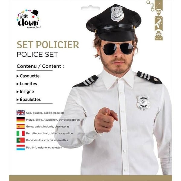 Accessoarer - Set Accessoarer Polis - Man - Svart - One size