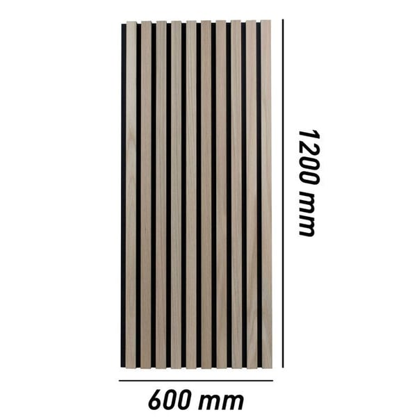 PROVISTON Akustiskt väggpanel 600 x 1200 mm MDF Akustiska paneler 3D olika. Design
