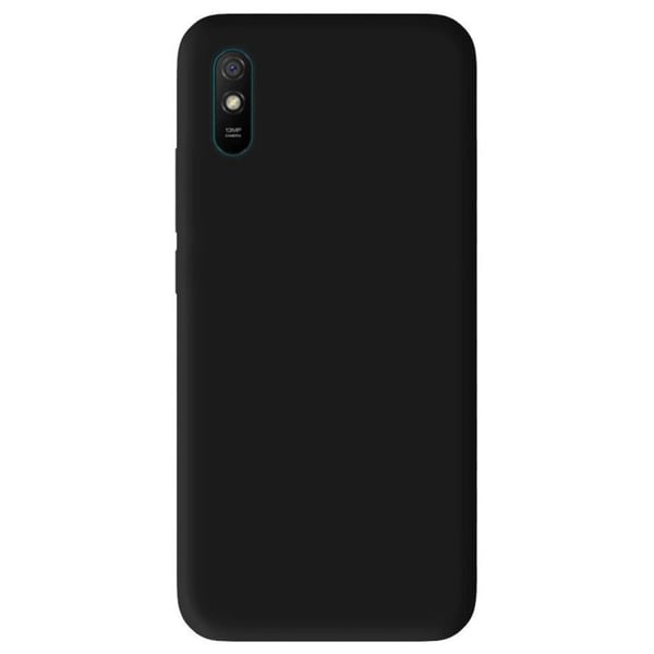 Svart silikonhölje - Kompatibel med Xiaomi Redmi 9A, Xiaomi Redmi 9AT, Xiaomi Redmi 9i
