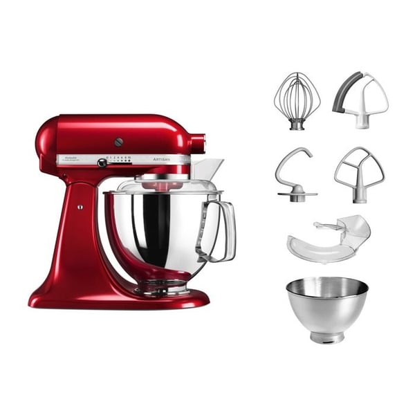 Kitchenaid Robot på stativ 4,8l 300w röd - 5KSM175PSECA