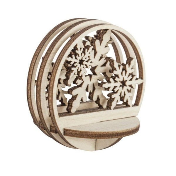 pces insér.boisFl.neige,FSCMixCre,ø5,5cm, natur, 5 pces, 1 Set