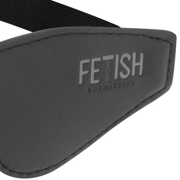 BDSM-mask i vegansk läder med neoprenfoder - Fetish Submissive