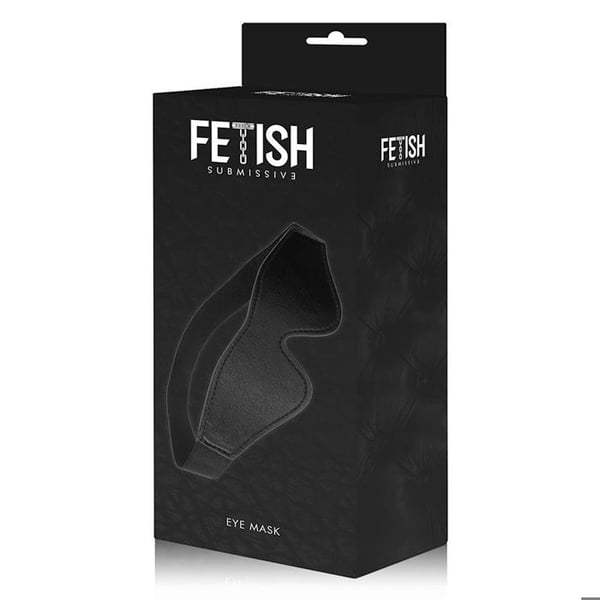 BDSM-mask i vegansk läder med neoprenfoder - Fetish Submissive